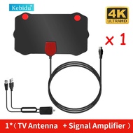 Kebidu 4K 1080P TV Antenna Amplifier set Digital HD Antena Indoor HDTV TV Antenna for VHF UHF DVB-T2 Surf HD Radius Receiver TV Receivers