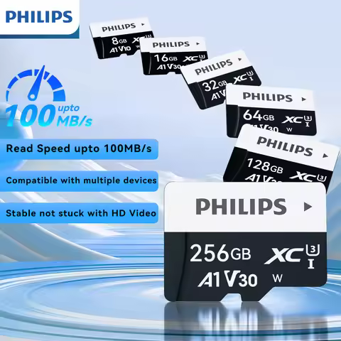 PHILIPS 256GB Mini SD Memory Card High Speed Class 10 Micro TF card 16GB 32GB 64GB 128GB 256GB 512GB