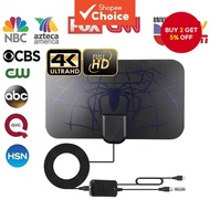 DVB T2 Digital TV Antenna 1080P HD Amplified Indoor HDTV Reception for Smart TV Antenna+Amplifier