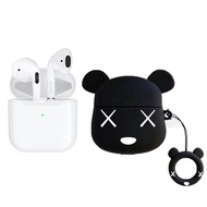 Topewon Mini Bluetooth Wireless Earbuds TWS Gaming Sport Earphone with 3D Cartoon Protective Earphon