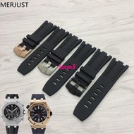 Suitable for AP Aibi Rubber Strap Silicone Strap Men's Watch Accessories Royal Oak Offshore Series 28mm+Free Tool