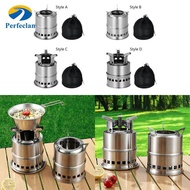 Perfeclan Camping Furnace Compact Wood Burner Furnace for Outdoor Cooking Hiking Beach