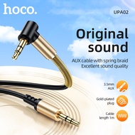 HOCO UPA02  3.5mm JackAUX Spring Audio Cable Speaker Headphone Jack Adapter For Mobile Phones/ Speak