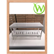 MACKAPAR Shoe rack, white, 78x32x40 cm