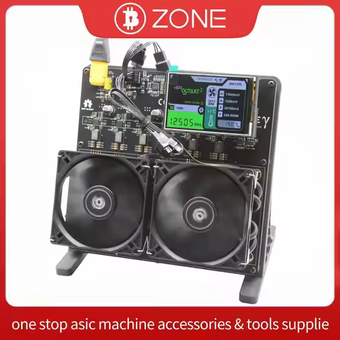 New Upgrade Nerdoctaxe Rev3.1 3.5 inch display 12Th/s 200W Bitcoin Miner With Power Supply