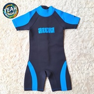 SWIMSUIT ARENA x TUSA BOYS KIDS NEOPRENE SWIMWEAR SWIMSUIT WETSUIT BODY WARMER SIZE 3 4 YEARS BLACK 