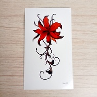 Grosir Termurah Tato Bunga Spider lily  - Tatto Temporer Bunga berwarna Tahan Lama Tato temporary KO