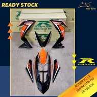 [READY STOCK] COVERSET/BODYSET HONDA RS150/RS150R V2 SUPRA GTR-150 (10) BLACK