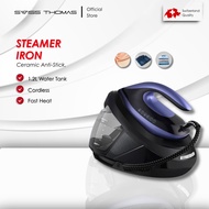 Swiss Thomas Iron Steamer Steam Iron Generator Iron Ceramic Anti-Stick Seterika Baju (1.5L)