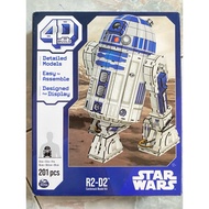 STAR WARS R2-D2 4D build (cardstock model kit)