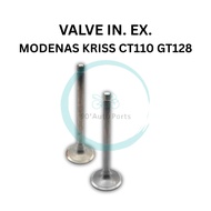MODENAS KRISS 110 KRISS 120 CT110 GT128 ACE 115 VALVE INTAKE EXHAUST MINYAK API STANDARD MOTORCYCLE
