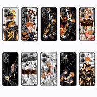 Vivo Y03 Y30T Y18 Y18S Y18E T3 Z9 lite Y37M Haikyuu Fashionable soft black phone case