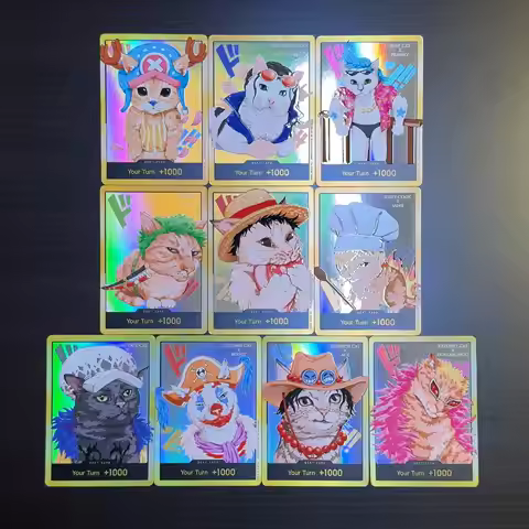 One Piece TCG OPCG English DON card Cat Luffy Zoro Sanji Chopper Robin Franky Ace Buggy Doflamingo L