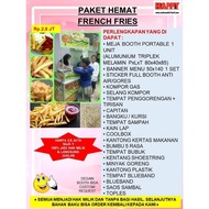 PAKET HEMAT FRANCHISE MAKANAN FRENCH FRIES KENTANG GORENG CRISPY ENAK
