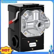 Control Pressure Switch 20A 4 Port Air Compressor LF10-4H NPT1/4 95-125 PSI