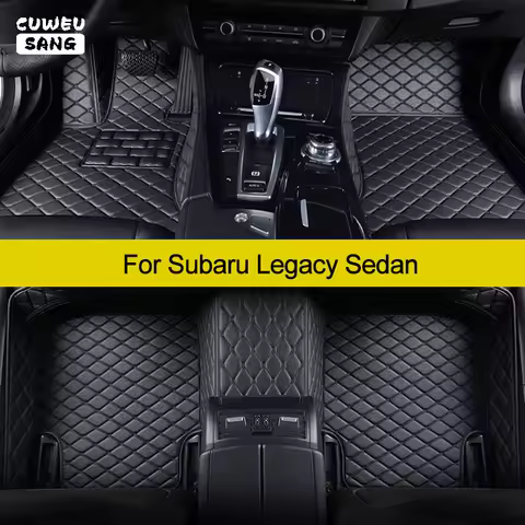 CUWEUSANG Custom Car Floor Mats For Subaru Legacy Sedan Auto Carpets Foot Coche Accessorie