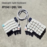 Silakka54 Split keyboard two-handed split ergonomic QMK split hot-swappable VIAL keyboard