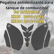 for KAWASAKI ZX6R 2009-2024 ZX636 2012-2024 motorcycle fuel tank sticker body fishbone sticker  ZX6R