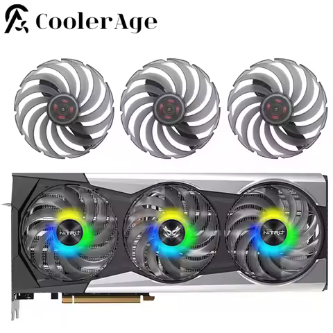 For Sapphire NITRO+ AMD Radeon RX 6900 XT SE Video Card Fan 95MM FDC10U12D9-C RX6900XT Graphics Card