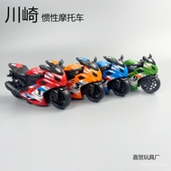Children's Toy Car Model Inertial Walking Simulation Motorcycle Racing Car Cool Locomotive Boy Deskt