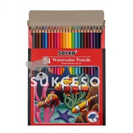 Joyko Water Color Pencil WCP-111/Cat Air Pensil 24 Warna Murah Berkualitas