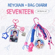 GANTUNGAN SEVENTEEN Charm Bag | SEVENTEEN Keychain | SEVENTEEN Keychain | Keychain KPOP | ARTASTIC.I