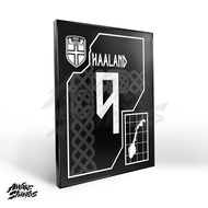 Awake Studios - Haaland Series Jersey Poster | Haaland Poster | Football Jersey Decoration
