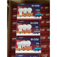 IN-LITE INB007 LED BULB 5W 7W 9W 12W 15W 18W BUY 2 GET 1 FREE WHITE