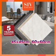 SIV 45X45cm & 60X60cm Marble Vinyl Flooring Marble Floor Tiles Lantai Vinyl Self-adhesive PVC Floor 