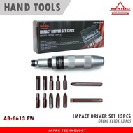 Obeng Ketok Set TEKIRO / YUKIDO Obeng Ketok Putar TEKIRO OBENG KETOK TEKIRO 5PCS/IMPACT DRIVER SET T