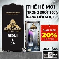 Tempered Redmi 8, 8A Cowcase full screen | Screen protector for Xiaomi