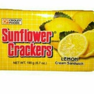 菲律賓 Sun flower crackers 向日葵 餅乾檸檬口味/1盒/270g