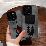 Suede Leather Casing for Vivo Y78 Y20 Y19 Y17 Y15 Y15s Y03 Y03t Y01 Y12 Y36 Y39 Y27 Y01 V30 V40 V29 