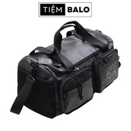 NK LEATHER Clear Bag Size 43*26*23 Cm with Shoe Compartment Gym Travel Bag Made of Waterproof Si Fab