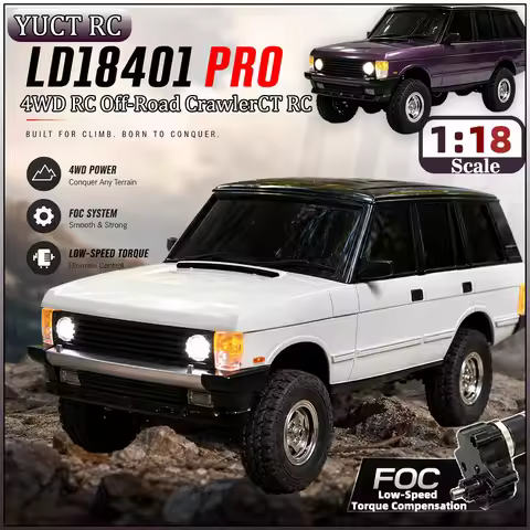 LDRC 1:18 18401 Upgraded LD18401PRO 2.4G Remote Control Car Model RC Sensored Brushless Integrated M