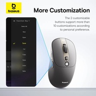 Baseus Editor Wireless Bluetooth Mouse Dual Mode Rechargeable Office OLED Screen Display Mouse