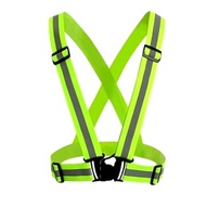 safety jacket reflective jacket adjustable reflective gear safety vest waist belt stripe jacket