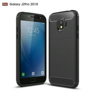 Case For Samsung Galaxy J2 Pro 2018 Premium Softcase iPAKY Carbon