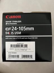 CANON EF 24-105mm f/4L IS USM EOS 佳能 標準變焦 鏡頭