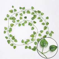 1pcs 2.1M Artificial Plant Green Ivy Leaf Garland Silk Wall Hanging Vine Home Garden Decoration Wedd