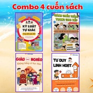 Combo 4 Cuốn Tr Tranh Định Luật Murphy Tư Duy Linh Hoạt Kỷ Luật Tự Giác Giàu Hay Nghèo Không Bằng Có