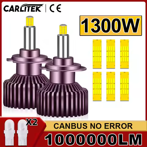 H7 LED Headlight Bulb 1300W 360 LED H4 CSP Chip D2S D4S H1 H11 HB3 HB4 9005 9006 H8 H9 9012 HIR2 D2R