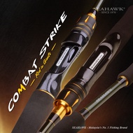 SEAHAWK fishing rod COMBAT STRIKE 602MHS 662MHS Spinning Fishing Rod TOMAN PATIN SIAKAP Packing with