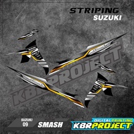 ( COD ) SMASH STICKER STRIPING MOTOR SUZUKI SMASH IP.09 STRIPING VARIASI RACING PETRONAS