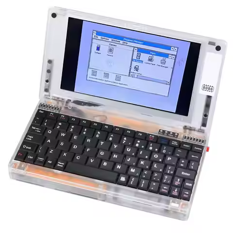 For IBM PC Compatible Handheld Computer Pocket 8086 DOS Win Ver 3.0 Retro Notebook VGA Graphics Card