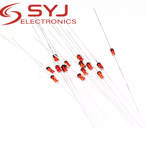 10piece 1N34 1N34A IN34A DO-35 straight plug detection diode germanium detection diode glass tube