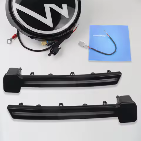 Front LED Logo For Volkswagen ID.3 Daytime running lights Volkswagen Motors light Strip vw Logo Ligh