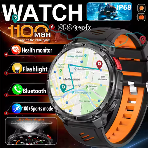New T-Rex3 Ultra 1100mAh Battery Smart Watch GPS Track Compass IP68 Waterproof Sports tracker Outdoo