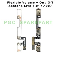 Original Flexible Connector Volume Power On Off Asus Zenfone Live 5.0" ZB501KL a007 aOO7- Flexibel F