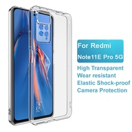 IMAK Redmi Note 11E Pro 5G Soft TPU Casing Redmi Note11 Pro 4G 5G Full Back Cover Protective Phone Case Redmi Note 11 Pro+ 5G Shell